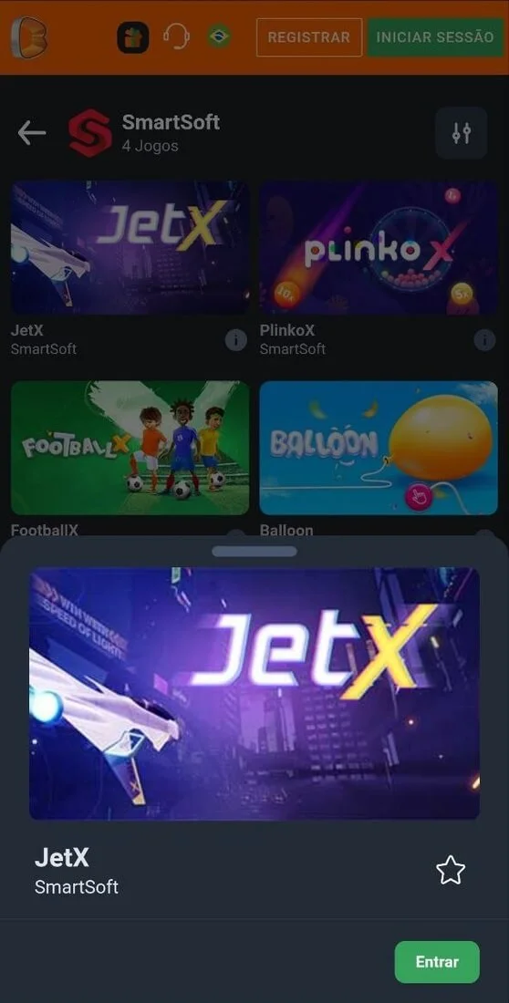 Jogando JetX Bet Gratuitamente no Betano